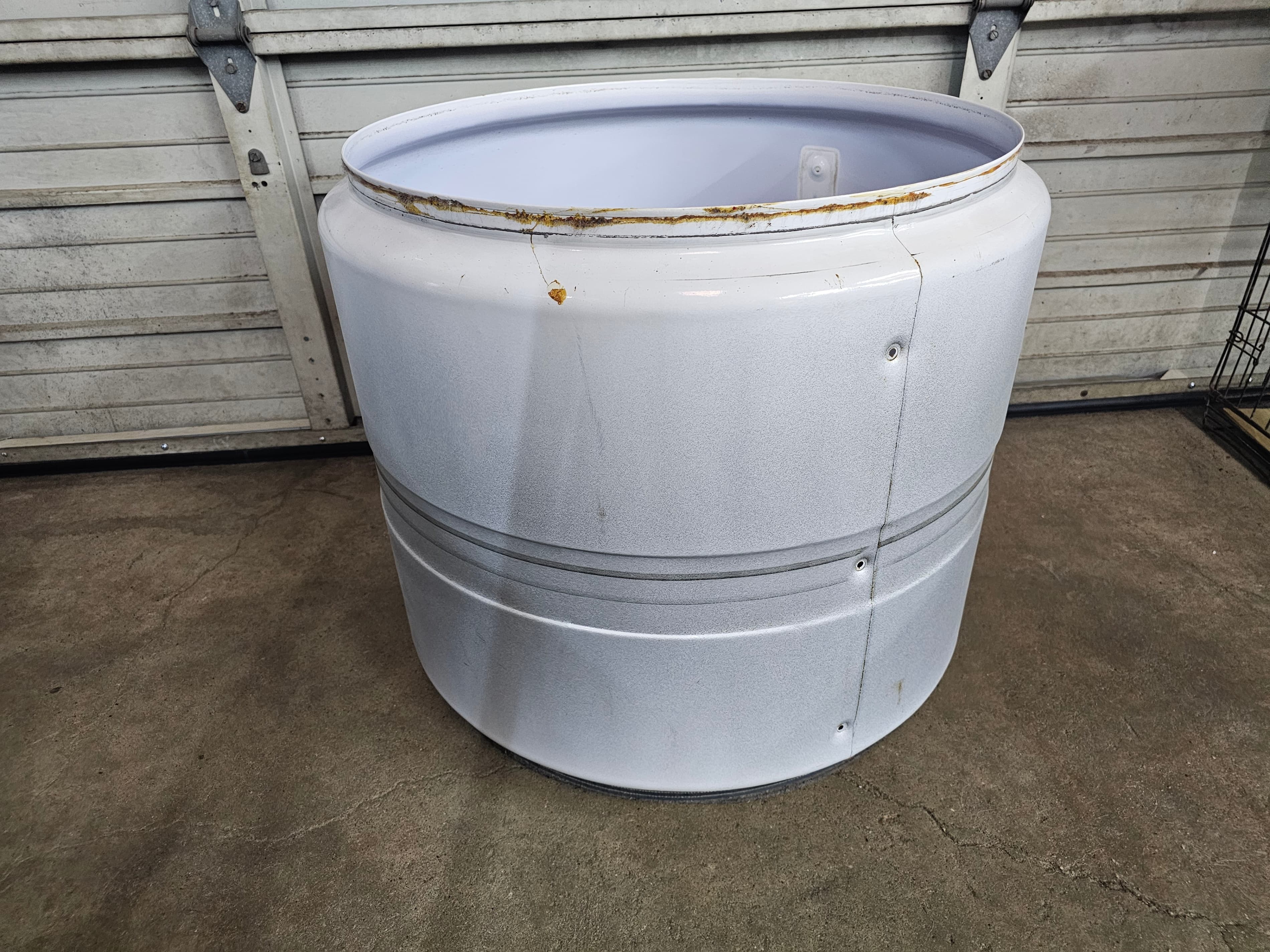 Dryer Drum Barrel Metal repurpose ready - Thumbnail 2