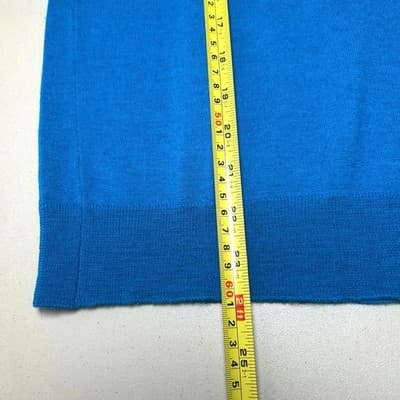 J.Crew blue 100% Merino Wool lightweight sweater S - Thumbnail 7