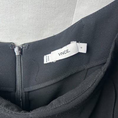Vince A-line black midi skirt size 4 - Thumbnail 5