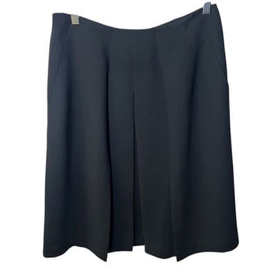 Vince A-line black midi skirt size 4