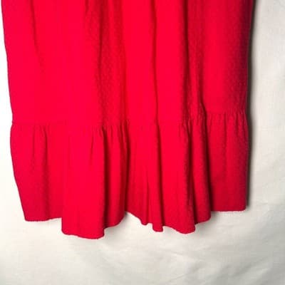 Knox Rose red flutter-sleeve V-neck Y2K Babydoll Strawberry dress XS - Thumbnail 9