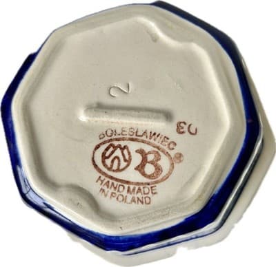 Boleslawiec Polish Pottery Octagonal Bowl 6.25” - Thumbnail 3