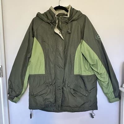 Green Northern Reflections Coat Size Medium