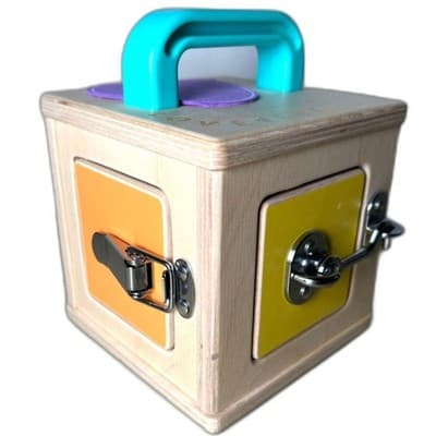Lovevery The Lockbox Toy Montessori Wood Toys Fine Motor Skills 19-21 Months - Thumbnail 2