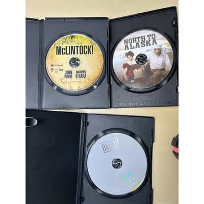 Lot of 3 John Wayne Movies - McLintock, North to Alaska, Hatari! - Thumbnail 2