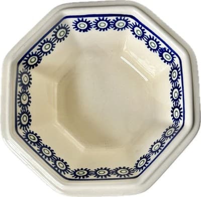 Boleslawiec Polish Pottery Octagonal Bowl 6.25” - Thumbnail 2