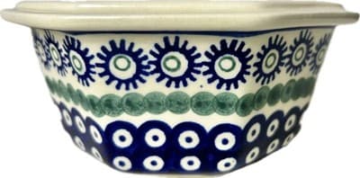 Boleslawiec Polish Pottery Octagonal Bowl 6.25”