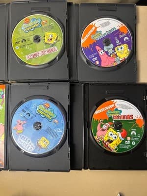 Set of 4 Nickelodeon Spongebob Squarepants DVDs - Thumbnail 2