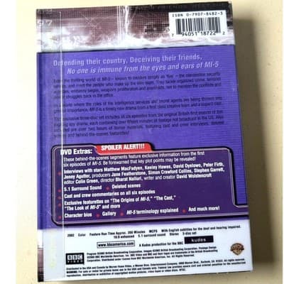 BBC America MI-5 Volume 1 with slipcover 3 discs - Thumbnail 2
