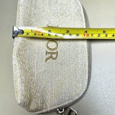 Christian Dior Holiday 2024 Limited Edition Cosmetic Pouch Gold Charm - Thumbnail 7