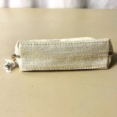 Christian Dior Holiday 2024 Limited Edition Cosmetic Pouch Gold Charm - Thumbnail 4
