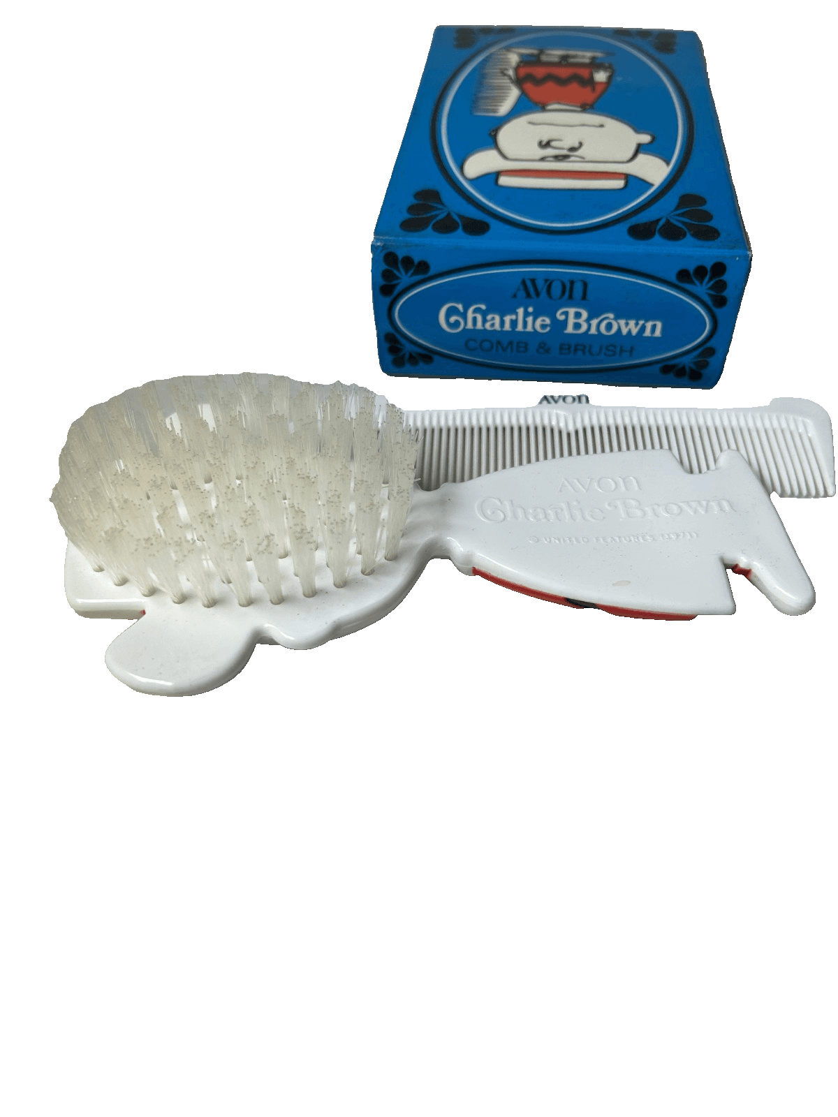 NEW IN BOX Vintage Avon Peanuts Charlie Brown Brush and Comb Set - Thumbnail 3