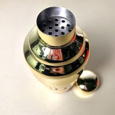 Viski gold tone cocktail shaker w/ G monogram - Thumbnail 4