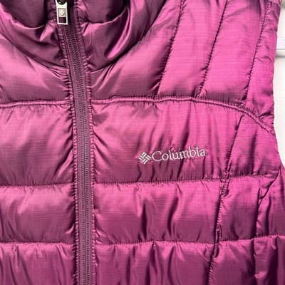 Columbia Thermal Coil Purple Puffer Vest Size L - Thumbnail 4