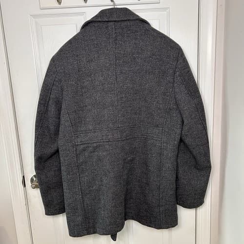 Alliance Fashion Men’s Double Breasted Coat Large - Thumbnail 4