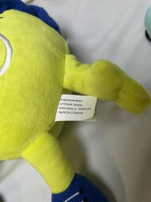US Open Tennis Ball Mascot Plush - Cooperstown Bears - Neon Yellow 7” - Thumbnail 3