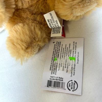 Douglas the Cuddle Toy Lil' Baby Small Golden Retriever Plush - Thumbnail 4