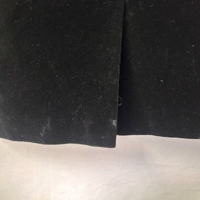 Ann Taylor Black Velvet Pencil Skirt Size 10 Dark Academia - Thumbnail 5