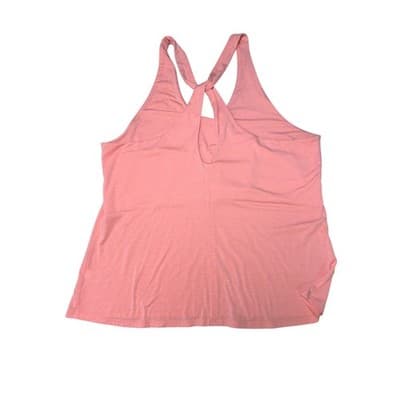 Athleta Essence Cross Back Peach Tank Top Large - Thumbnail 7