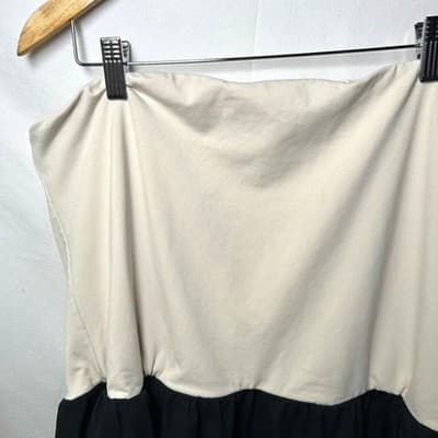 J.Crew Strapless Colorblock Midi Mixy Dress 2X - Thumbnail 5
