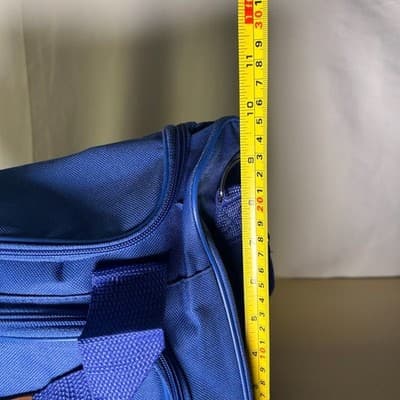 NEW 3 piece blue weekender bag tote set - Thumbnail 4