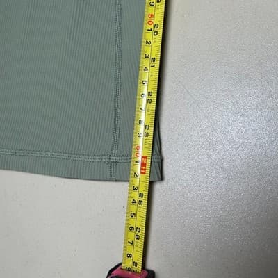 Athleta Green Elation Rib Crop Flare Pants Large - Thumbnail 7