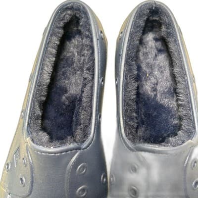 Sperry Men's Navy Blue Faux Fur Lined Top Siders Size 11 - Thumbnail 7