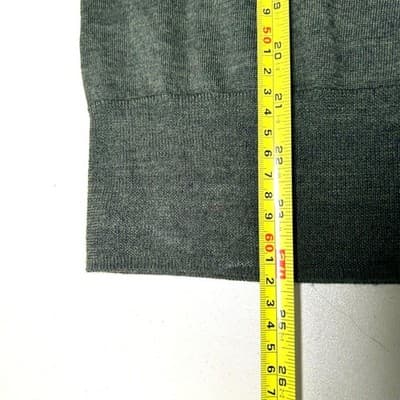 J.Crew Mercantile Olive Green Wool Blend Turtleneck Medium - Thumbnail 7