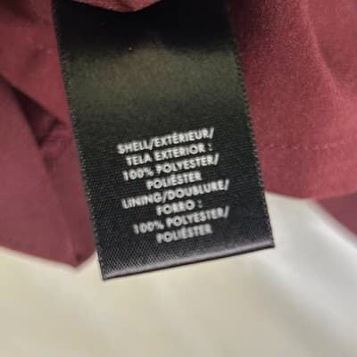 Ann Taylor Maroon Bell Sleeve Shift Dress Size 12 - Thumbnail 4