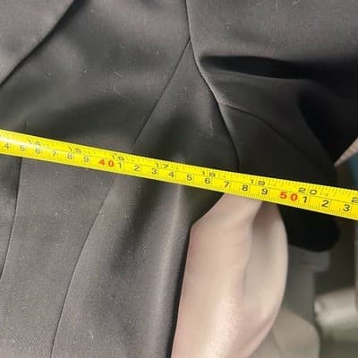 Yansi Fugel Black Polyester Pant Suit Size 8 Jacket Size 6 Pant - Thumbnail 12