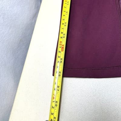 Lululemon Athleta Salutation Burgundy Capri Leggings size 6 - Thumbnail 6