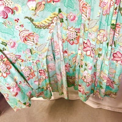 Anthropologie Sunday Mi Amor Floral Tiered Maxi Dress Boho Cottagecore Size XS - Thumbnail 6