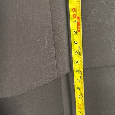 Yansi Fugel Black Polyester Pant Suit Size 8 Jacket Size 6 Pant - Thumbnail 13