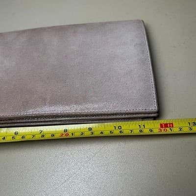 Betsey Johnson Envelope Clutch with Floral Detail Neutral Shimmer - Thumbnail 8