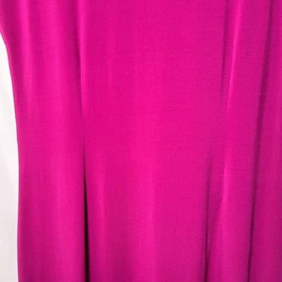 Bob Mackie Wearable Art Fuchsia Cap Sleeve Embroidered Dress Size M Old Money - Thumbnail 6