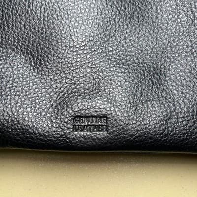 Giani Bernini Black Triple-Zip Pebble Leather Dasher Crossbody bag - Thumbnail 5