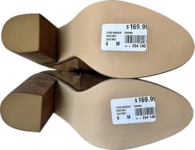 Steve Madden Roxana Chestnut Boots Size 6 - Thumbnail 2