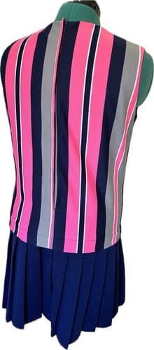 Vintage Polyester Drop Waist Go Go Dress - Thumbnail 3