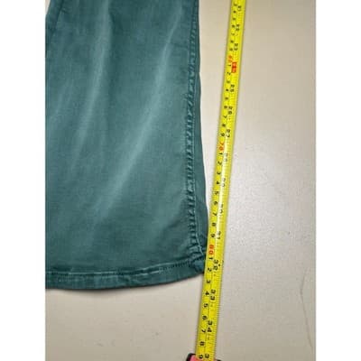 Zara Sage Green High-Waisted Wide Leg Button Fly Pants Size 8 Y2K Revival - Thumbnail 7