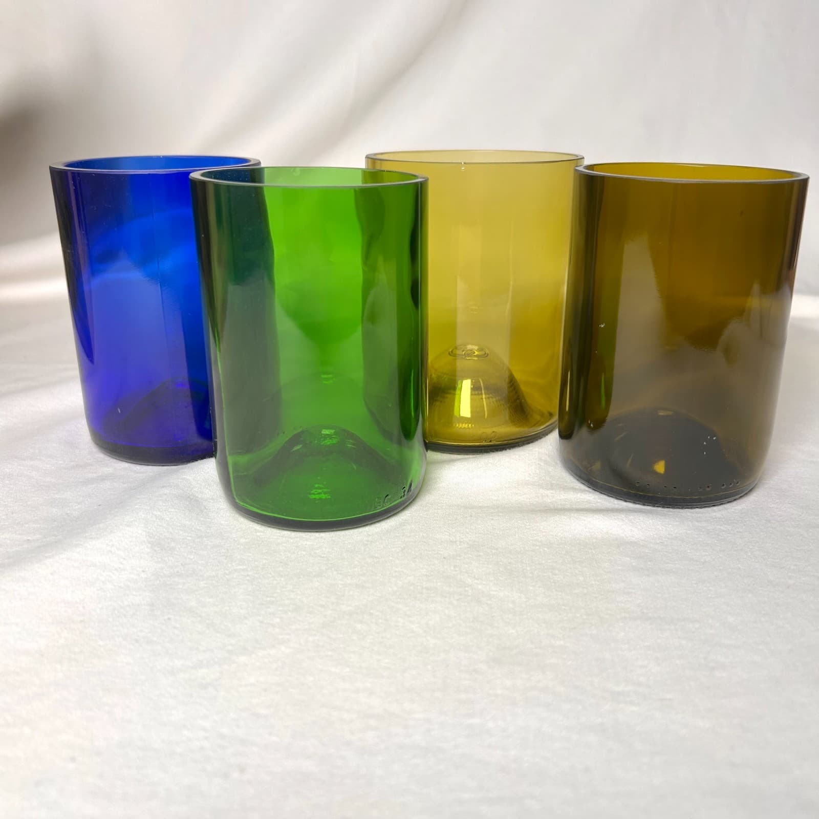 New in Box Greenophile Recycled Glass Wine Tumber Set - Thumbnail 2