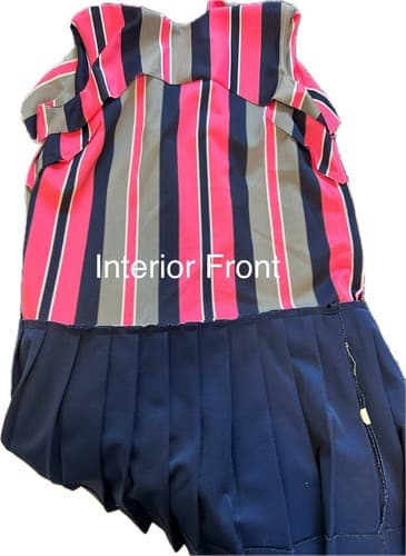 Vintage Polyester Drop Waist Go Go Dress - Thumbnail 6