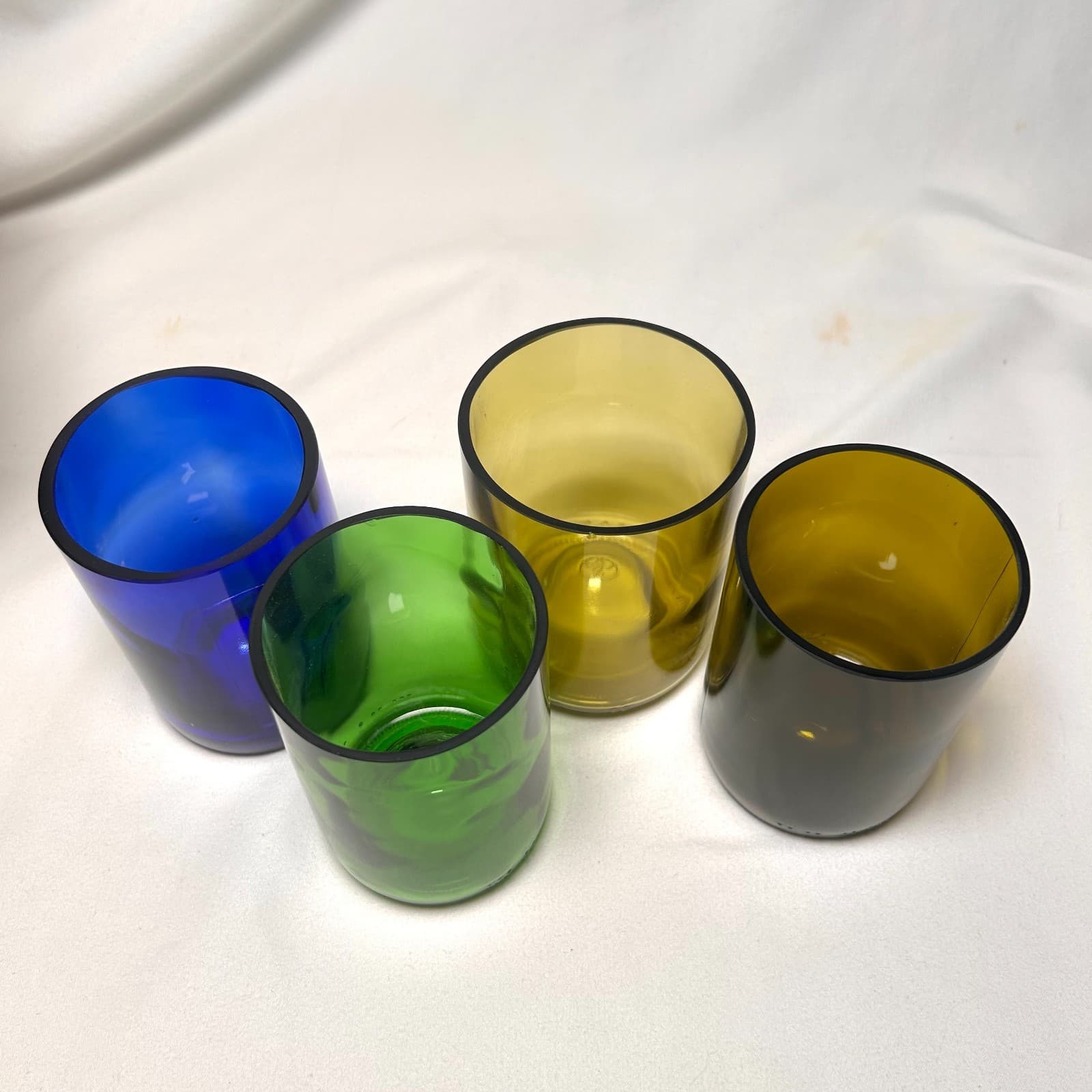 New in Box Greenophile Recycled Glass Wine Tumber Set - Thumbnail 3