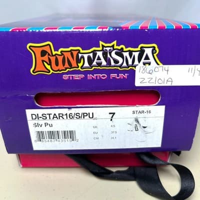 NIB Fantasma Classic Silver Ballet Flat Size 7 - Thumbnail 4