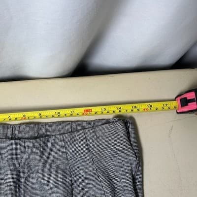 Chico's Design black and white houndstooth elastic-waist pants Size 2 - Thumbnail 9