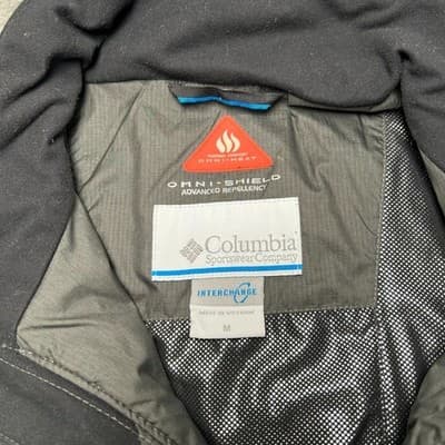Columbia Men's Gray Omni Heat Interchange Puffer Jacket Medium - Thumbnail 3