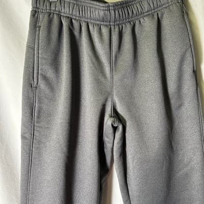 Under Armour Dark Gray Cold Gear Loose Sweatpants Drawstring Ankle Small - Thumbnail 3