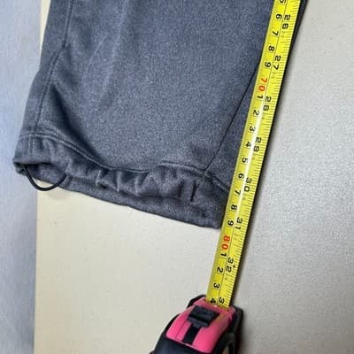Under Armour Dark Gray Cold Gear Loose Sweatpants Drawstring Ankle Small - Thumbnail 9