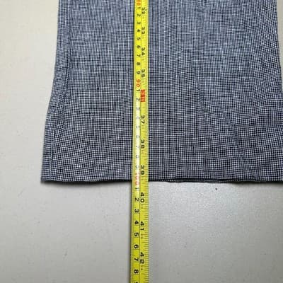 Chico's Design black and white houndstooth elastic-waist pants Size 2 - Thumbnail 7
