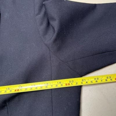 Calvin Klein classic black 2-button notched lapel blazer Size 14 Boss Babe - Thumbnail 8