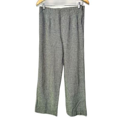 Chico's Design black and white houndstooth elastic-waist pants Size 2 - Thumbnail 2